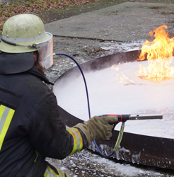 Fahrbarer Schaum-Feuerlöscher